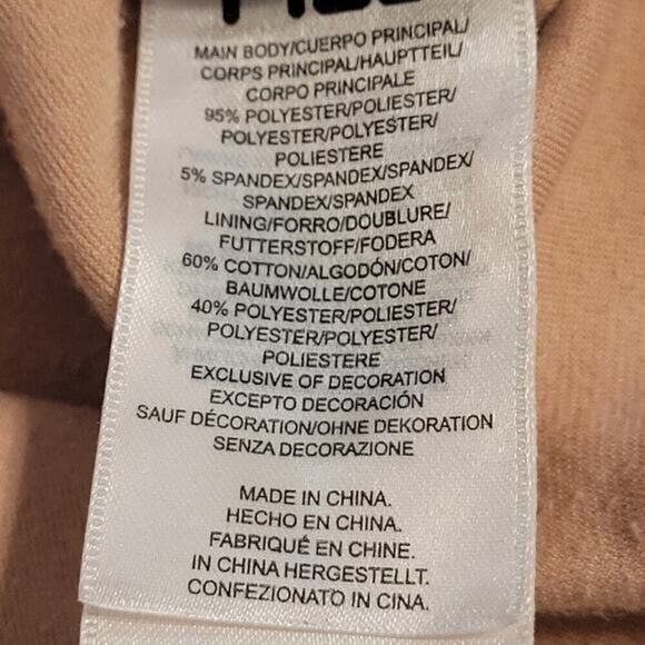 FILA Misty Rose Velour Quarter Zip Pullover Hoodie‎ Women's Size XL - Picture 12 of 16